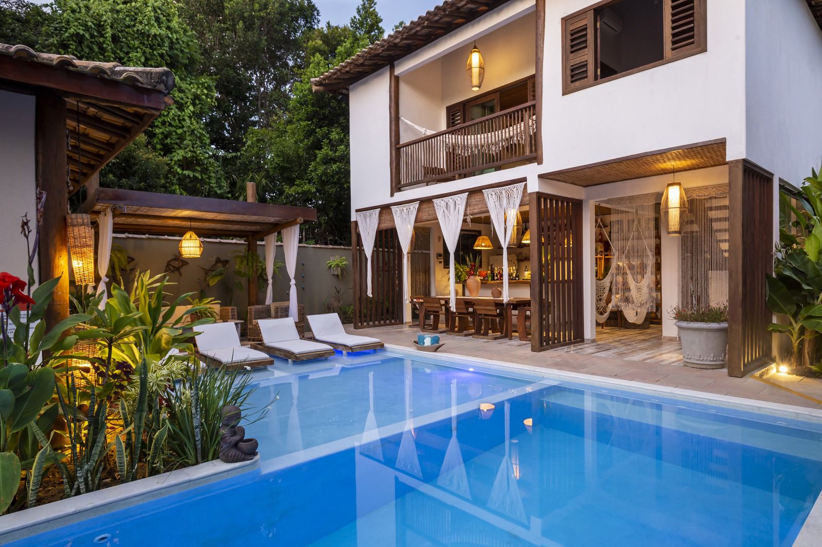 Fachada da pousada